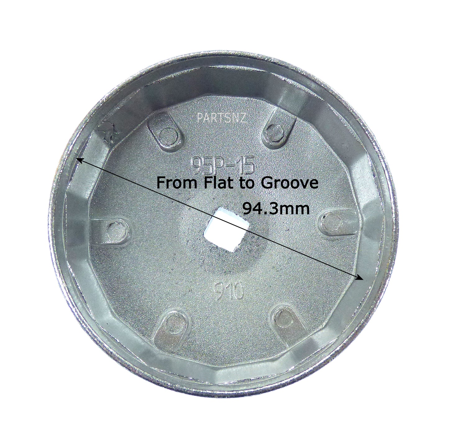 Oil Filter / Cartridge Cup Wrench Removal Tool - Heavy Duty 94.3mm
