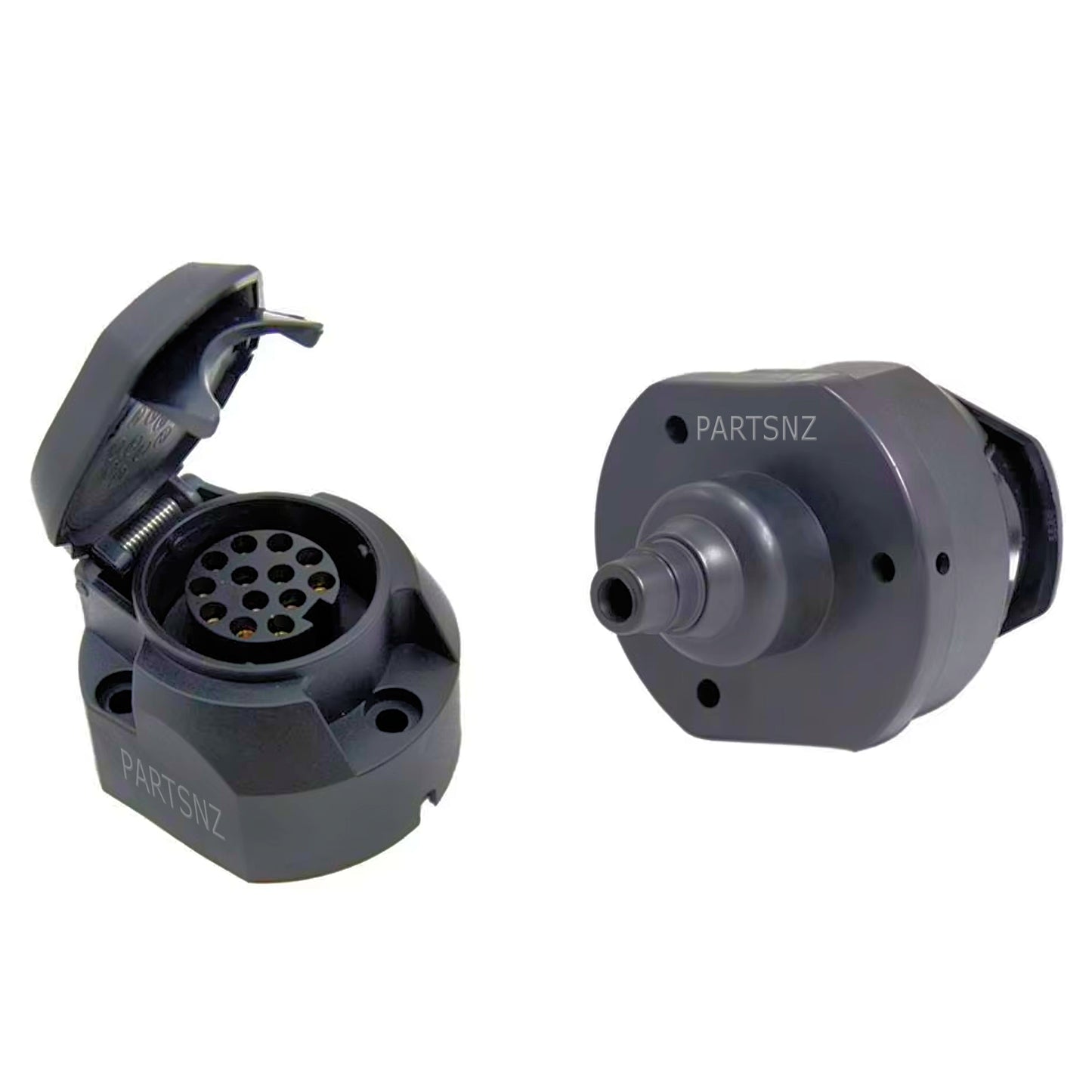 European Caravan Trailer Plug Socket 13 Pin With Weatherproof Cover