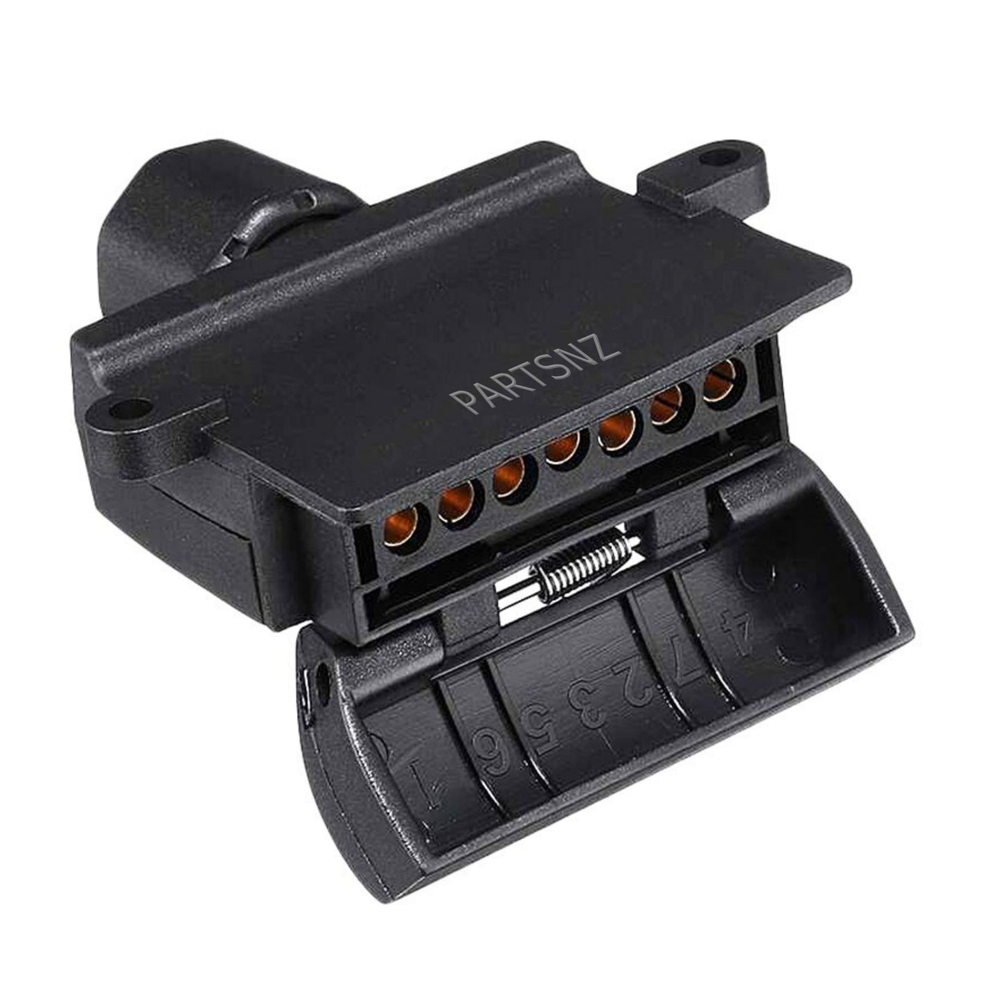Trailer Plug 7 Pin Flat Female Socket - Car - Boat - Caravan