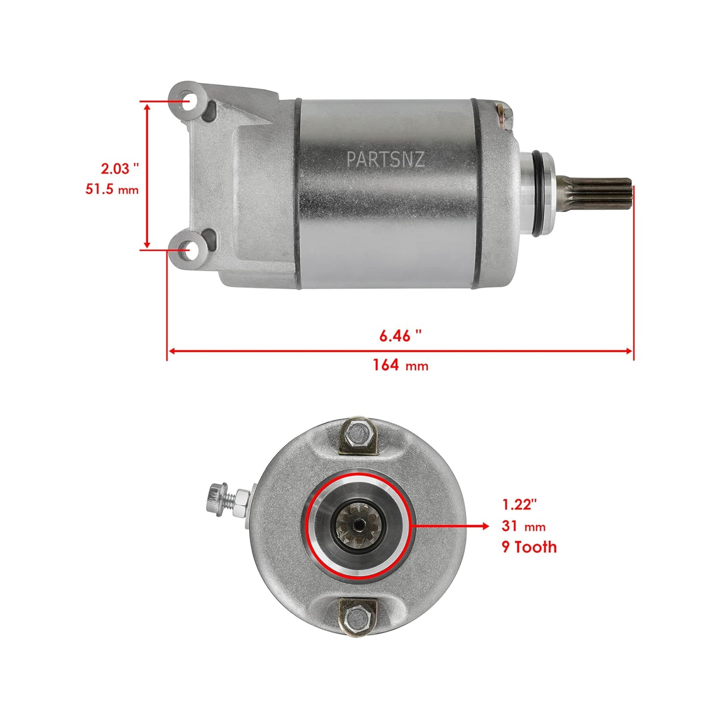 Honda - CRF230 Motorcycle Starter Motor - P/N 31200-KBB-901