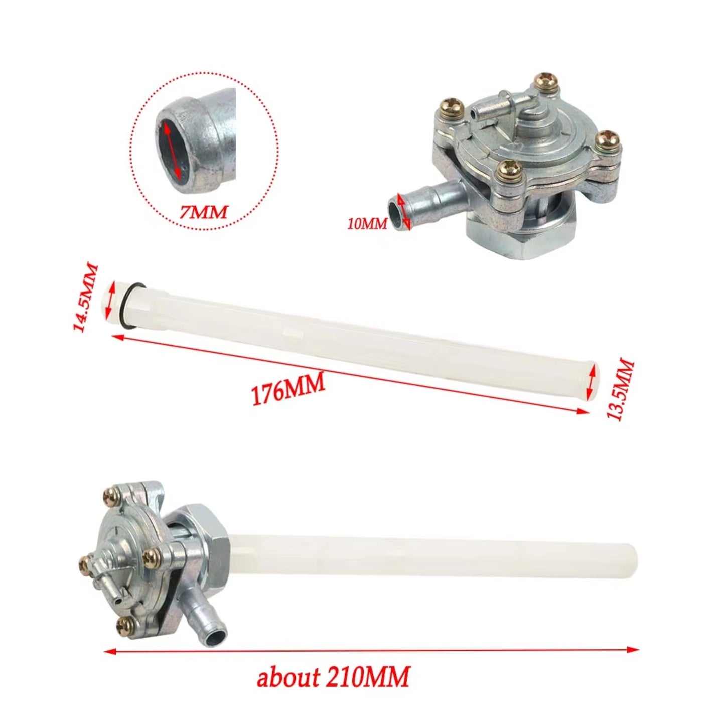 Honda Motorcycle Petrol Fuel Tap & Filter