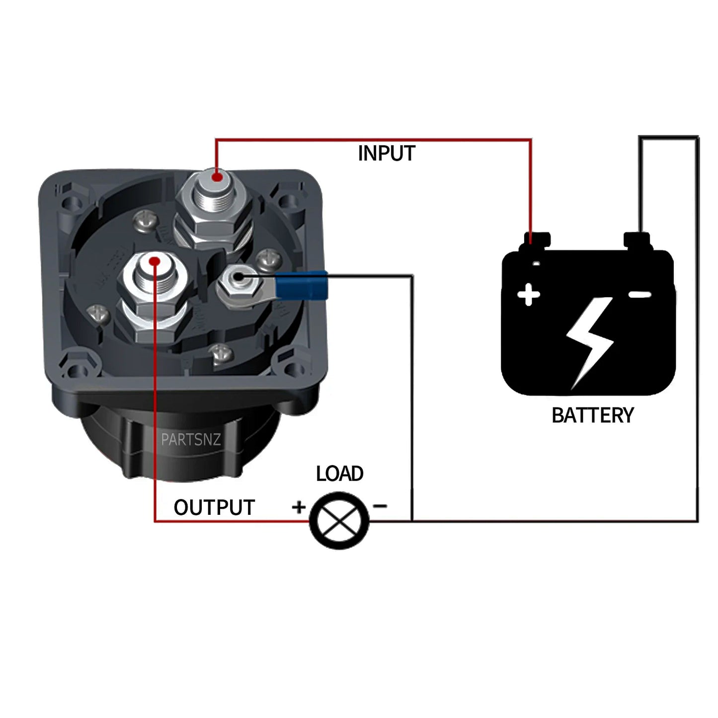 Battery Disconnect Switch With Digital Voltage Display
