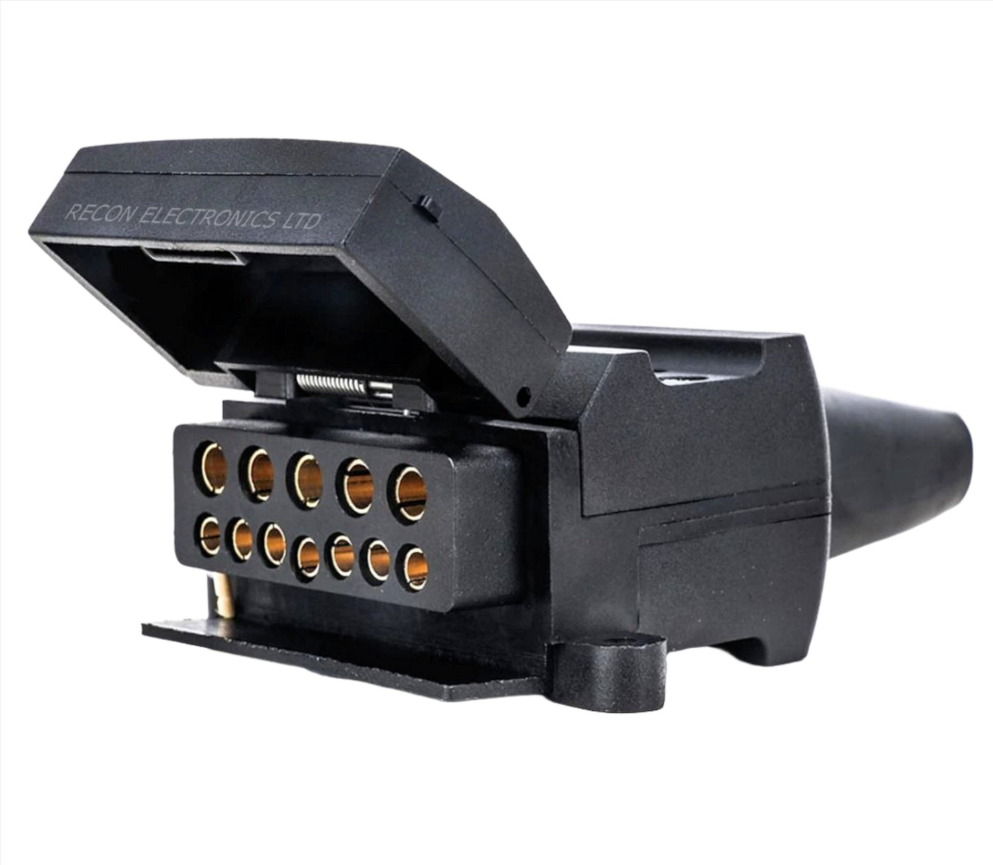 Trailer 12 Pin Flat Female Socket - Car - Boat - Caravan