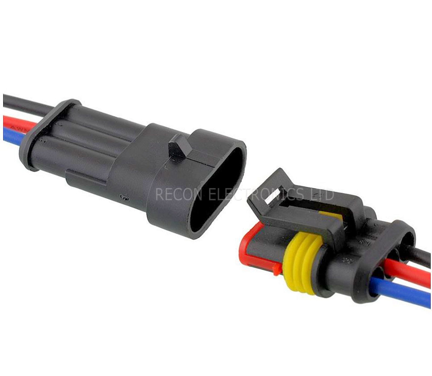 Connector 3 Pin Auto Electrical Weatherproof - Dust Proof