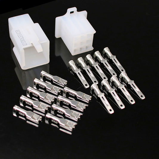 Motorcycle & ATV Male Plug & Female Socket 9 Pin Wire Connectors