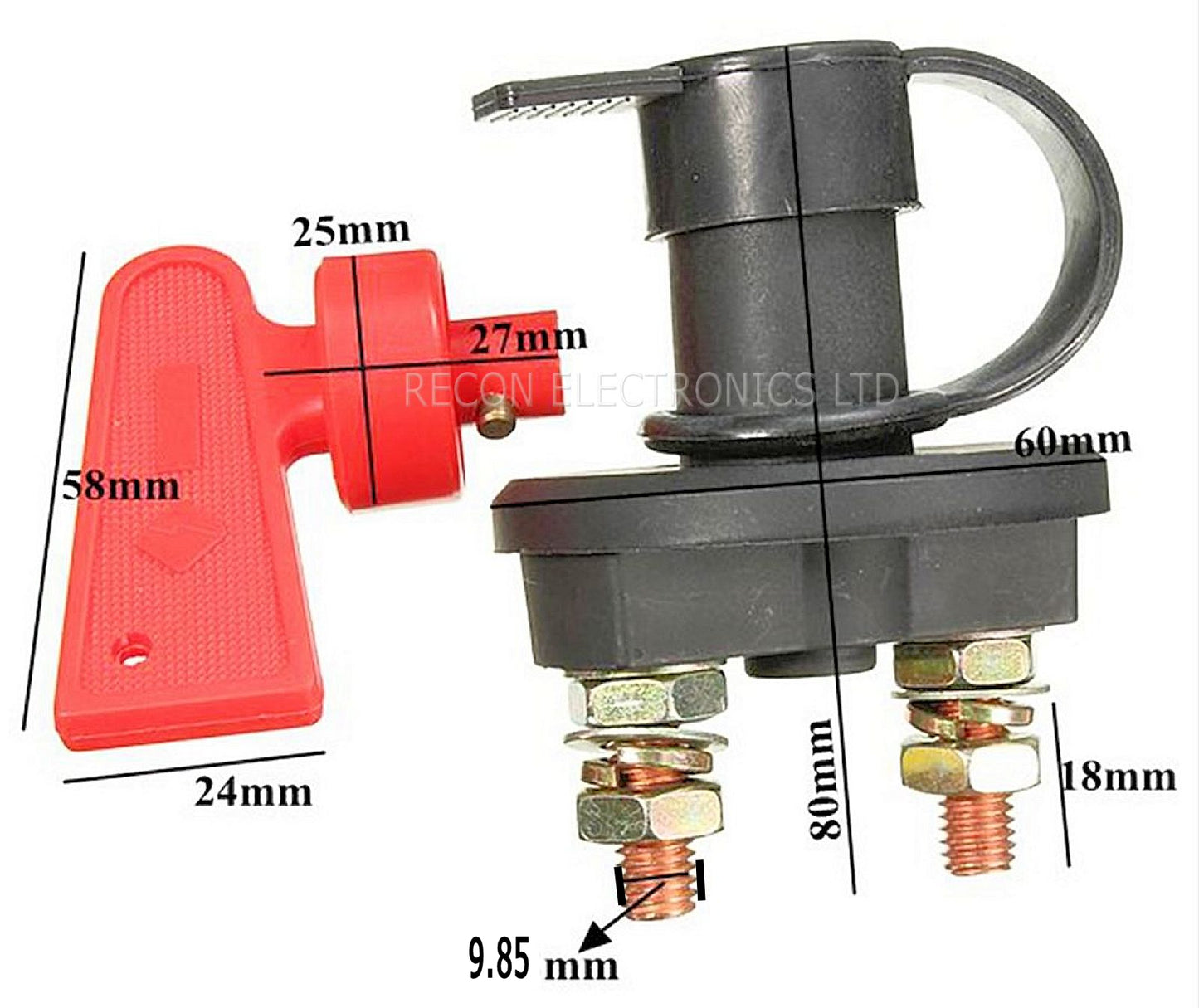Battery Isolator Switch Heavy Duty