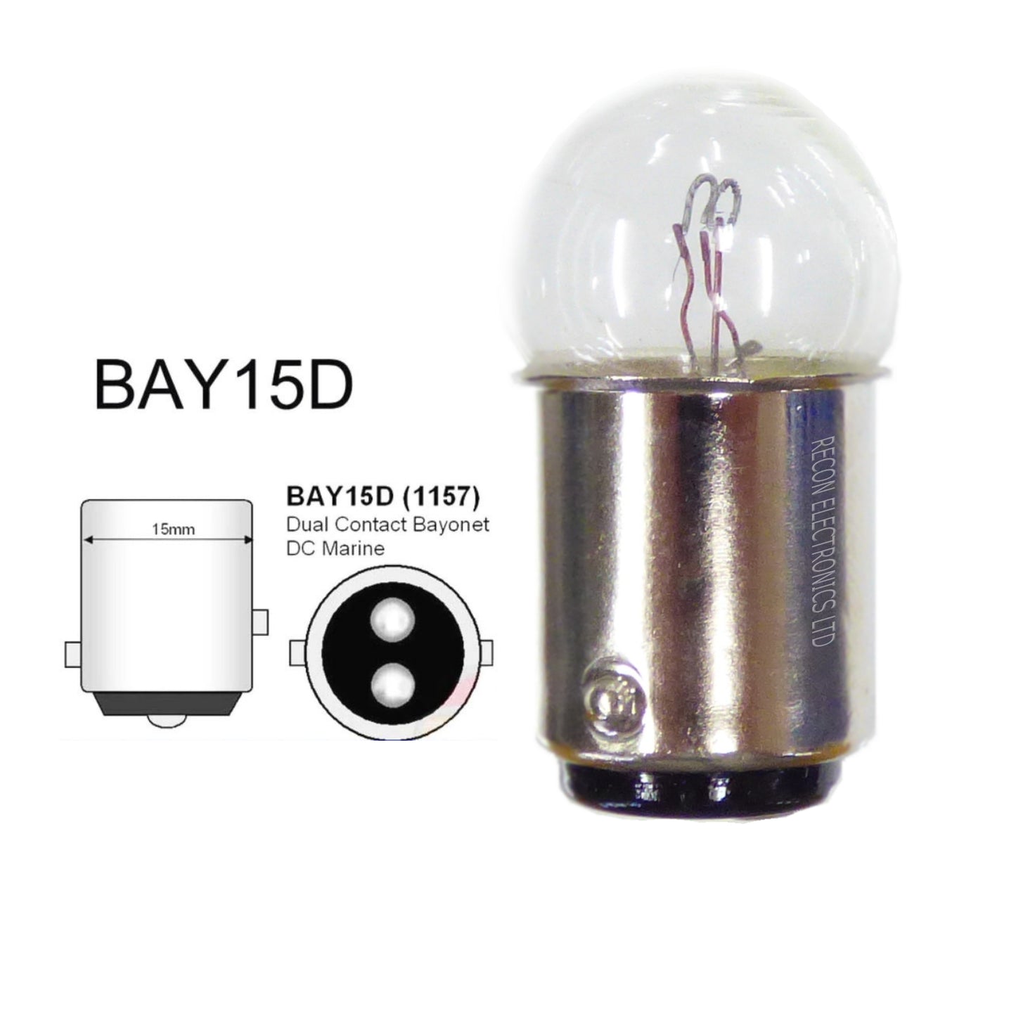 Motorcycle Brake Light Bulb - Universal