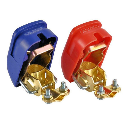Battery Quick Release Terminal Clamps - Super Fast Snap On - Snap Off