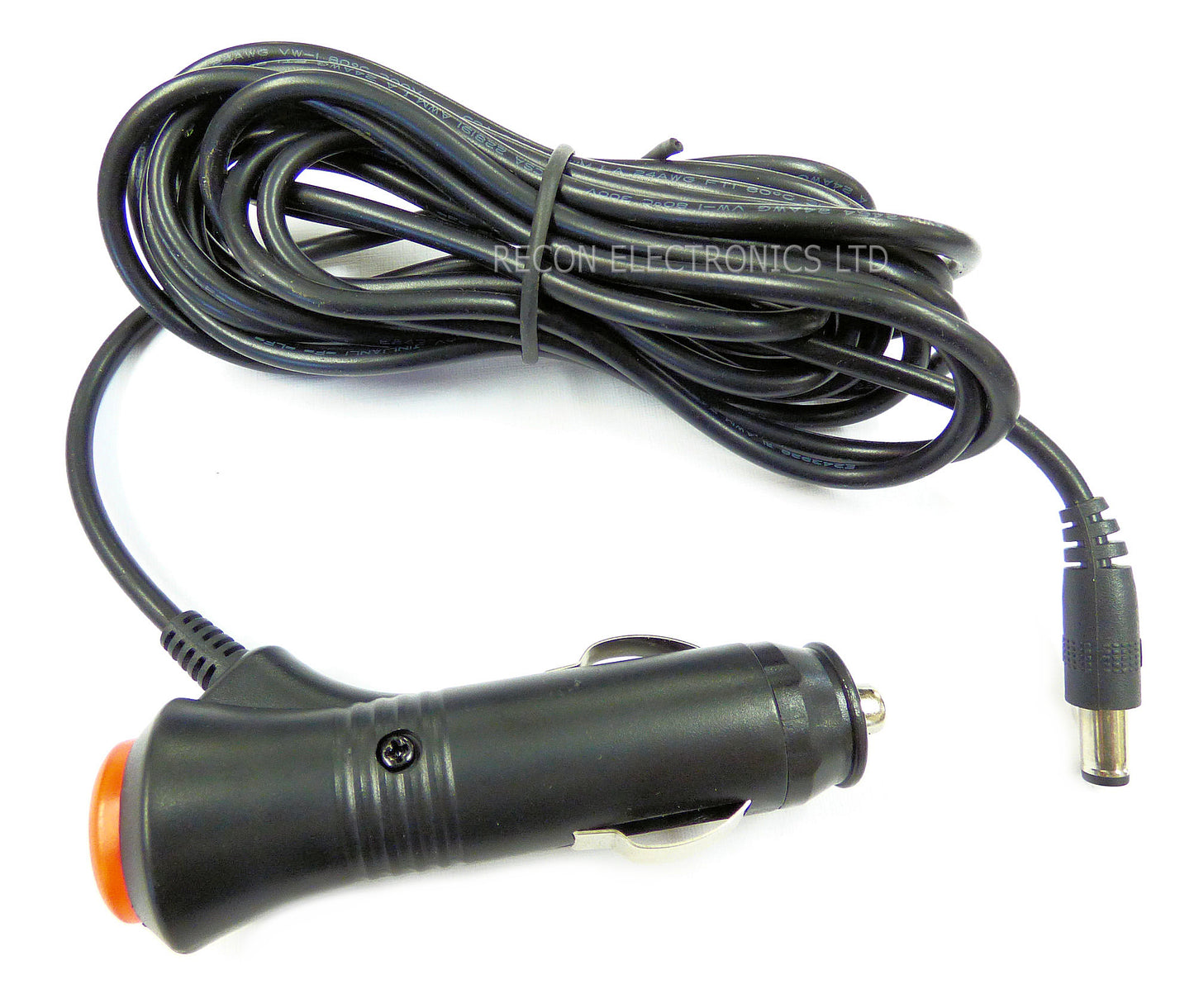 Cigarette Lighter Plug With Push Button Switch & 1.5m Cable