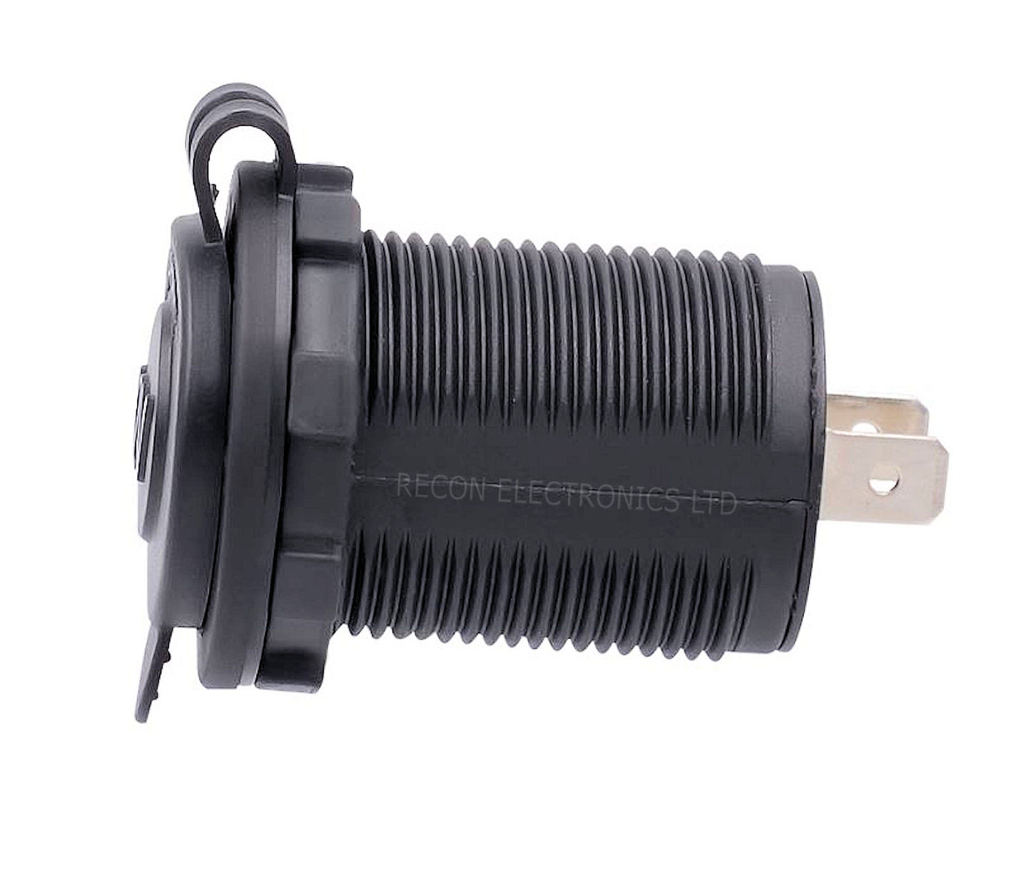 Automotive & Marine Cigarette Lighter Socket + Dust Cover