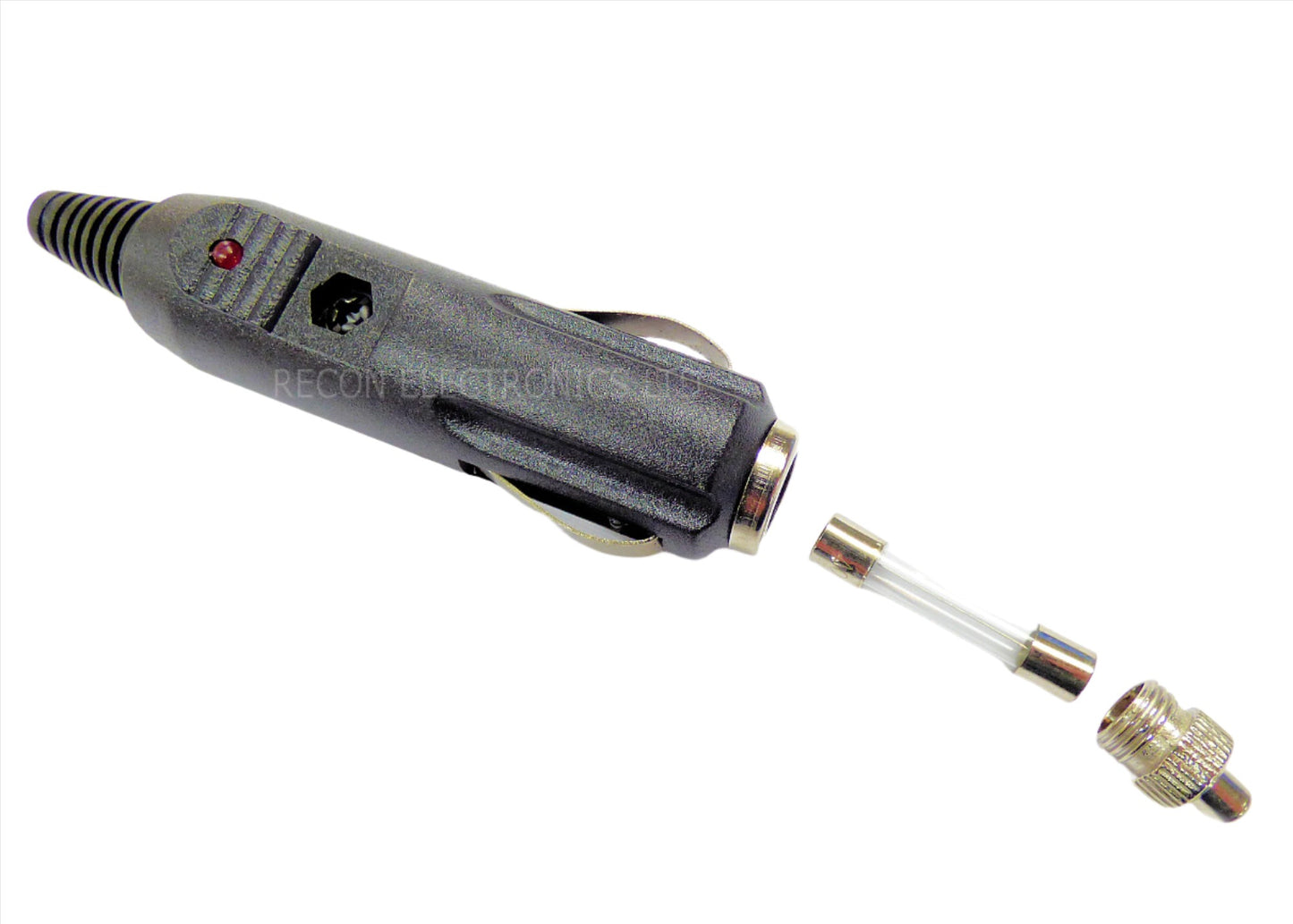 Cigarette Lighter Universal Male Plug With Fuse & LED Indicator Light