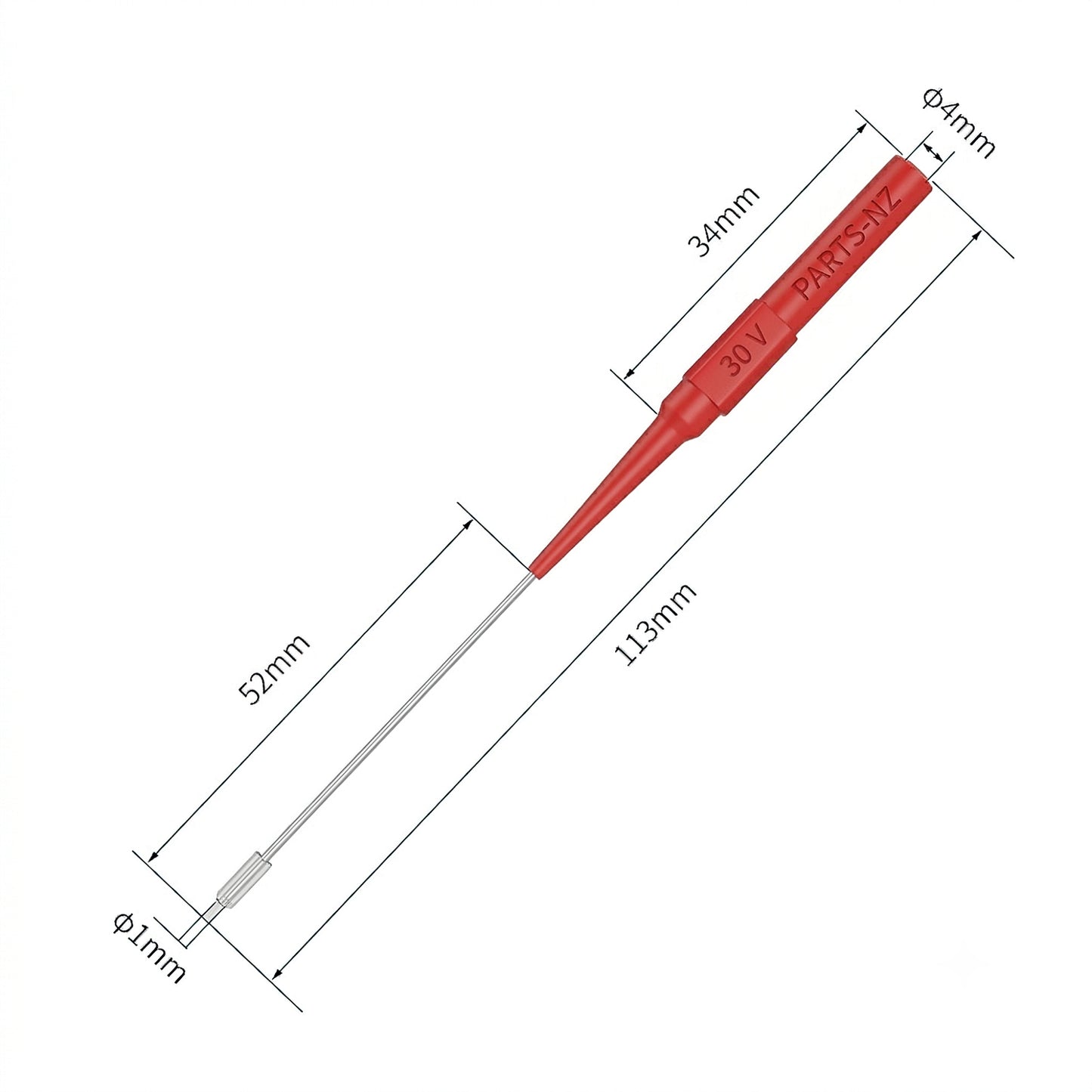 Multimeter Lead Test Probe Pins For Diagnostic Testing