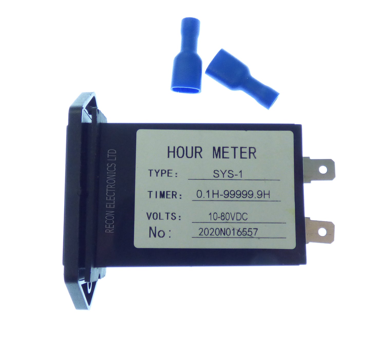 Hour Meter DC 6V - 80V Gauge With Connectors