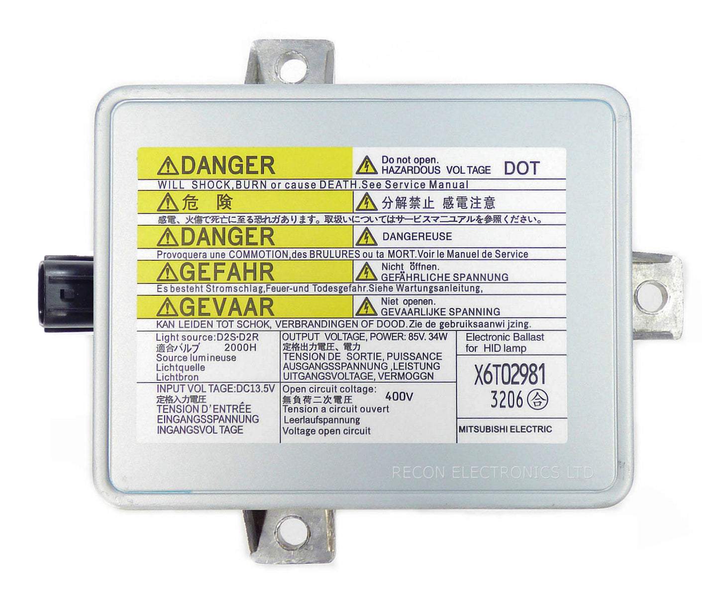 Mazda - Honda - Mitsubishi Headlight Ballast HID Xenon
