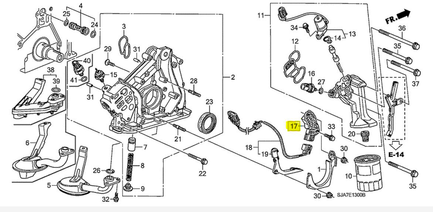Honda - Accord - Legend Crankshaft Position Sensor
