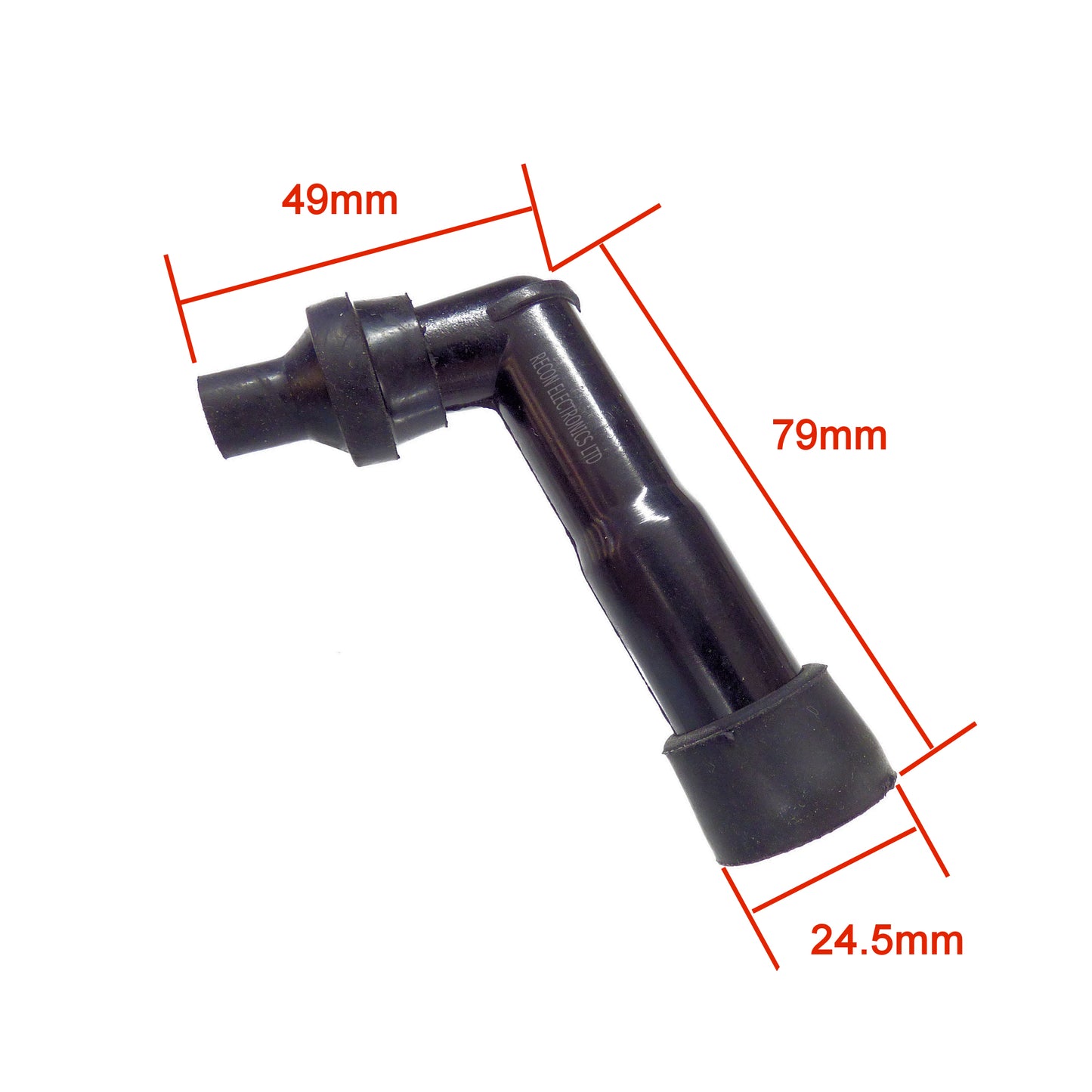 Spark Plug Cap & Weather Seal Cover - Universal 80mm Long