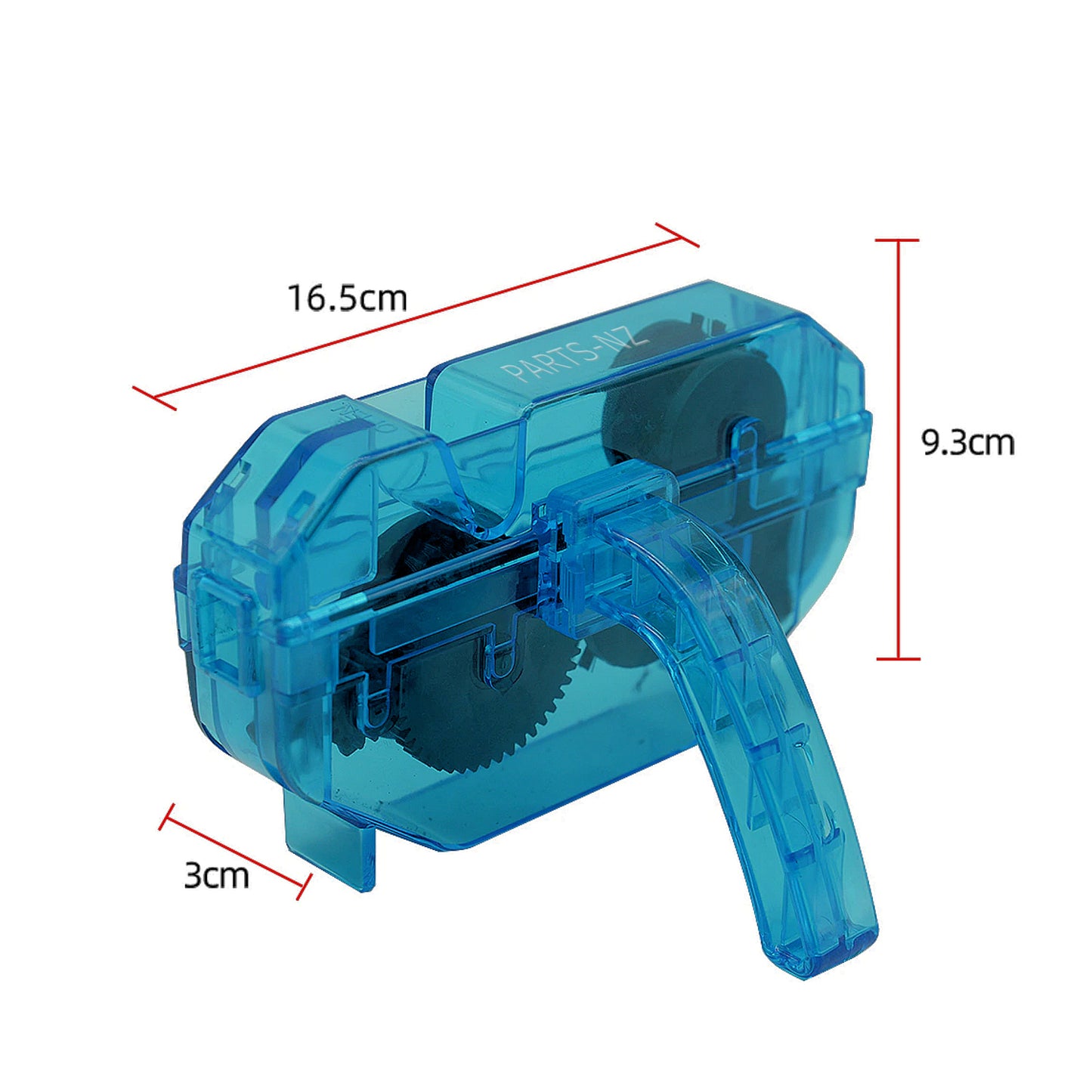 Chain Cleaner Tool – Gear Driven - Multi-brushes - MTB