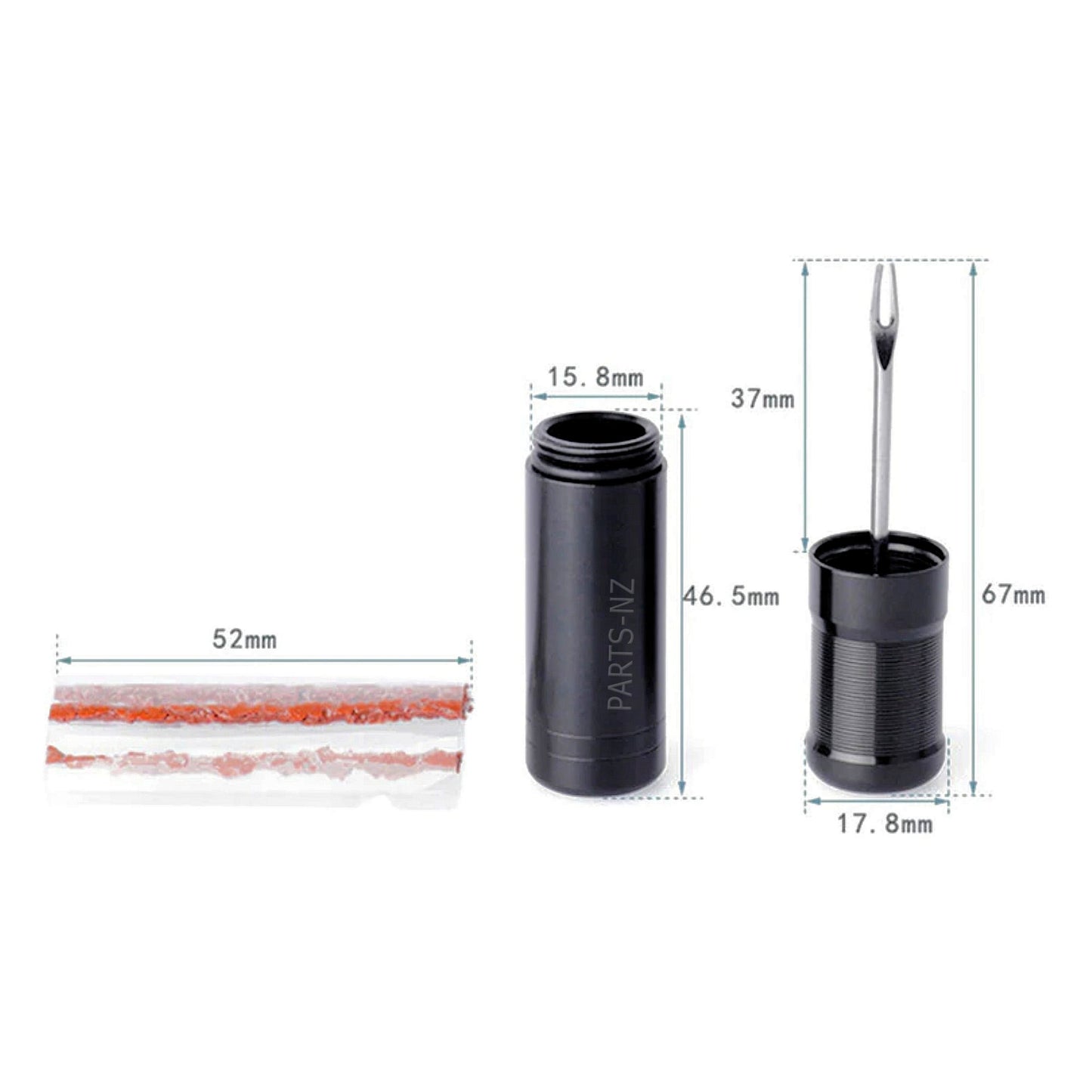Tubeless Tyre Repair Tool Kit MTB - Mountain Bike & Road Bike
