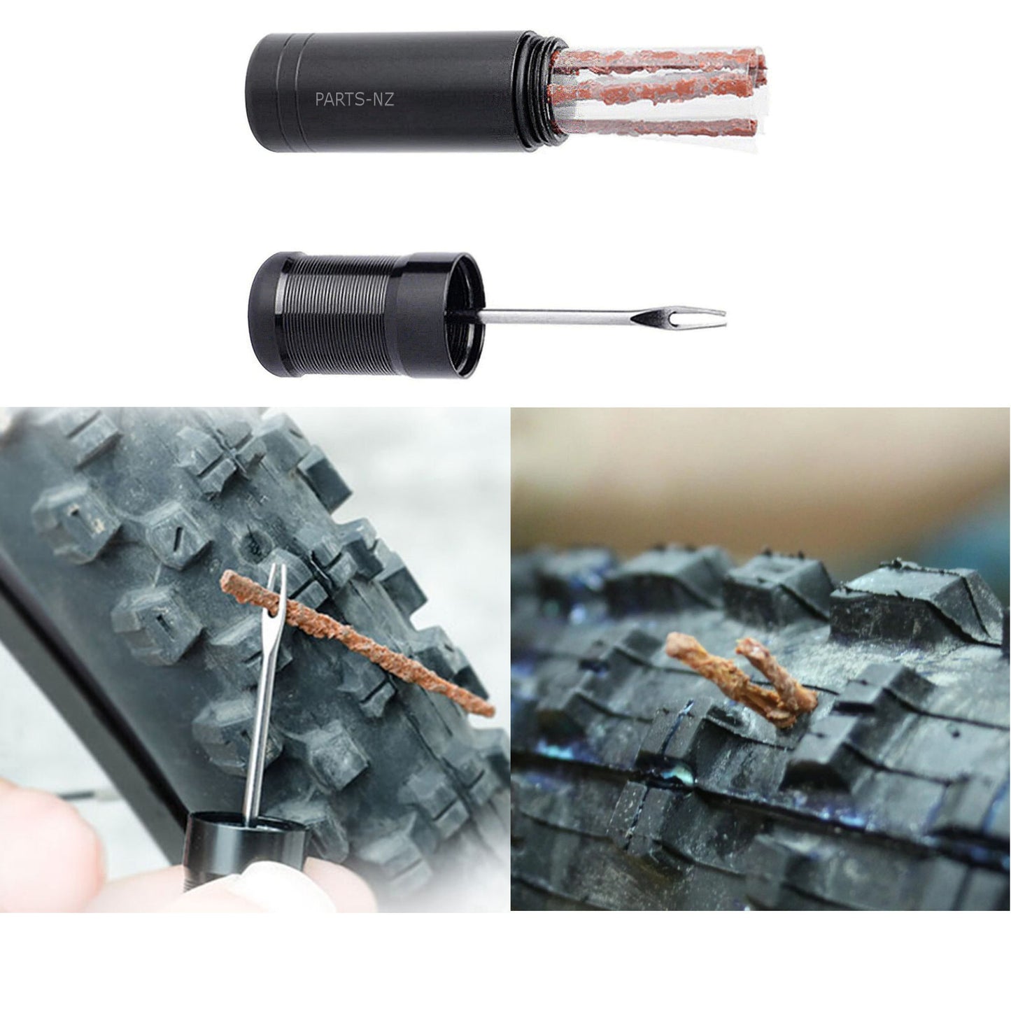 Tubeless Tyre Repair Tool Kit MTB - Mountain Bike & Road Bike