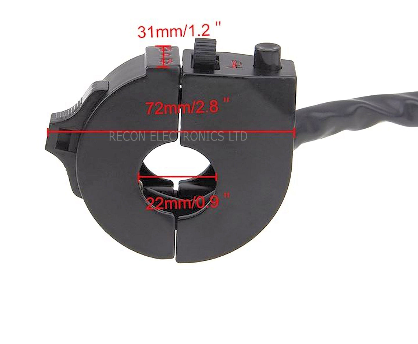 Motorcycle Left Hand Handlebar Switch Control - Universal