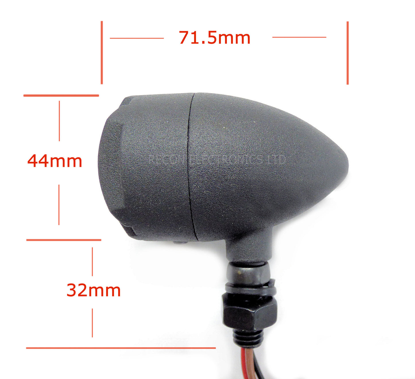 Motorcycle Metal Grate Style Bullet Indicator Lights x 4 Set