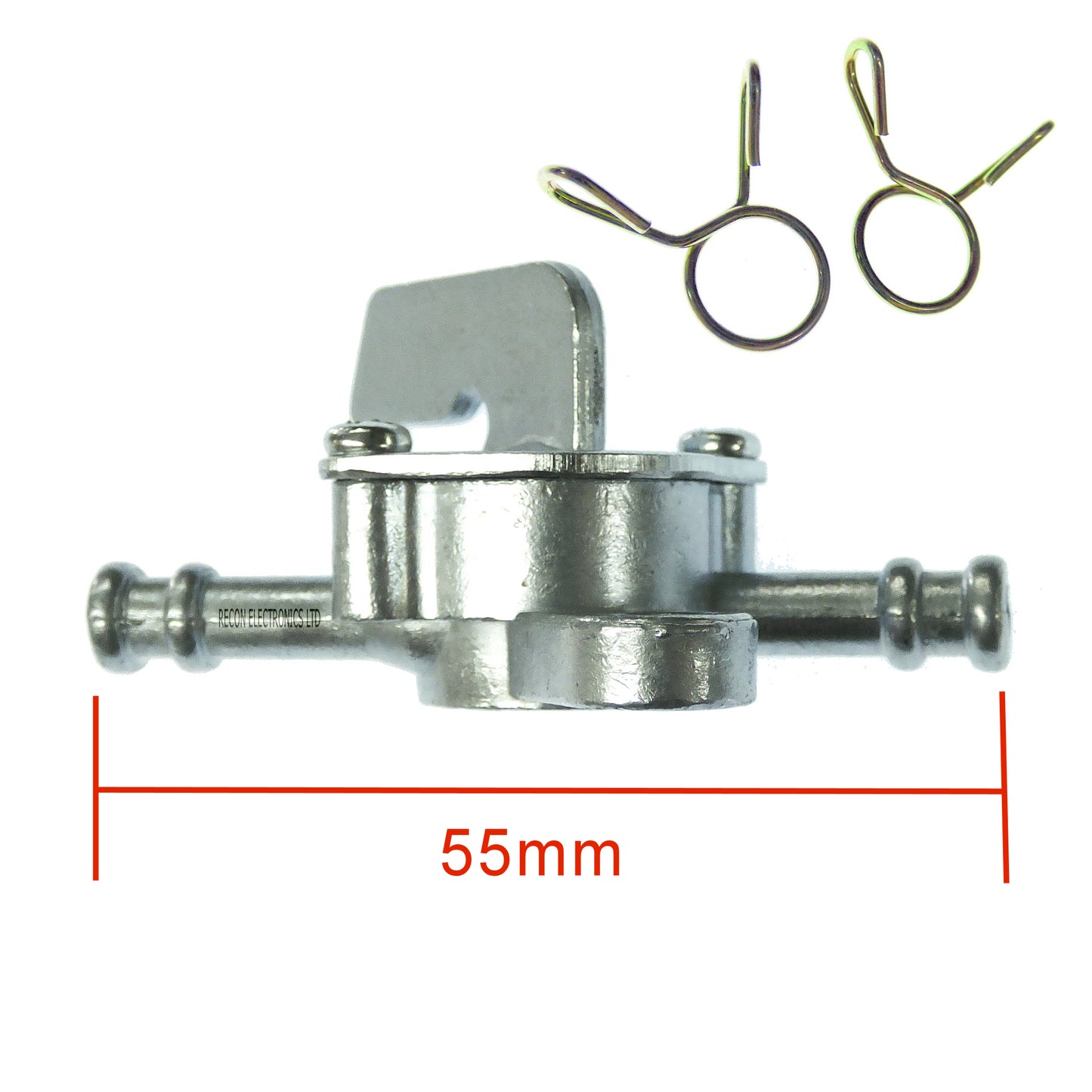 Motorcycle - ATV & Small Motor Fuel Tap & Hose Clips - Universal