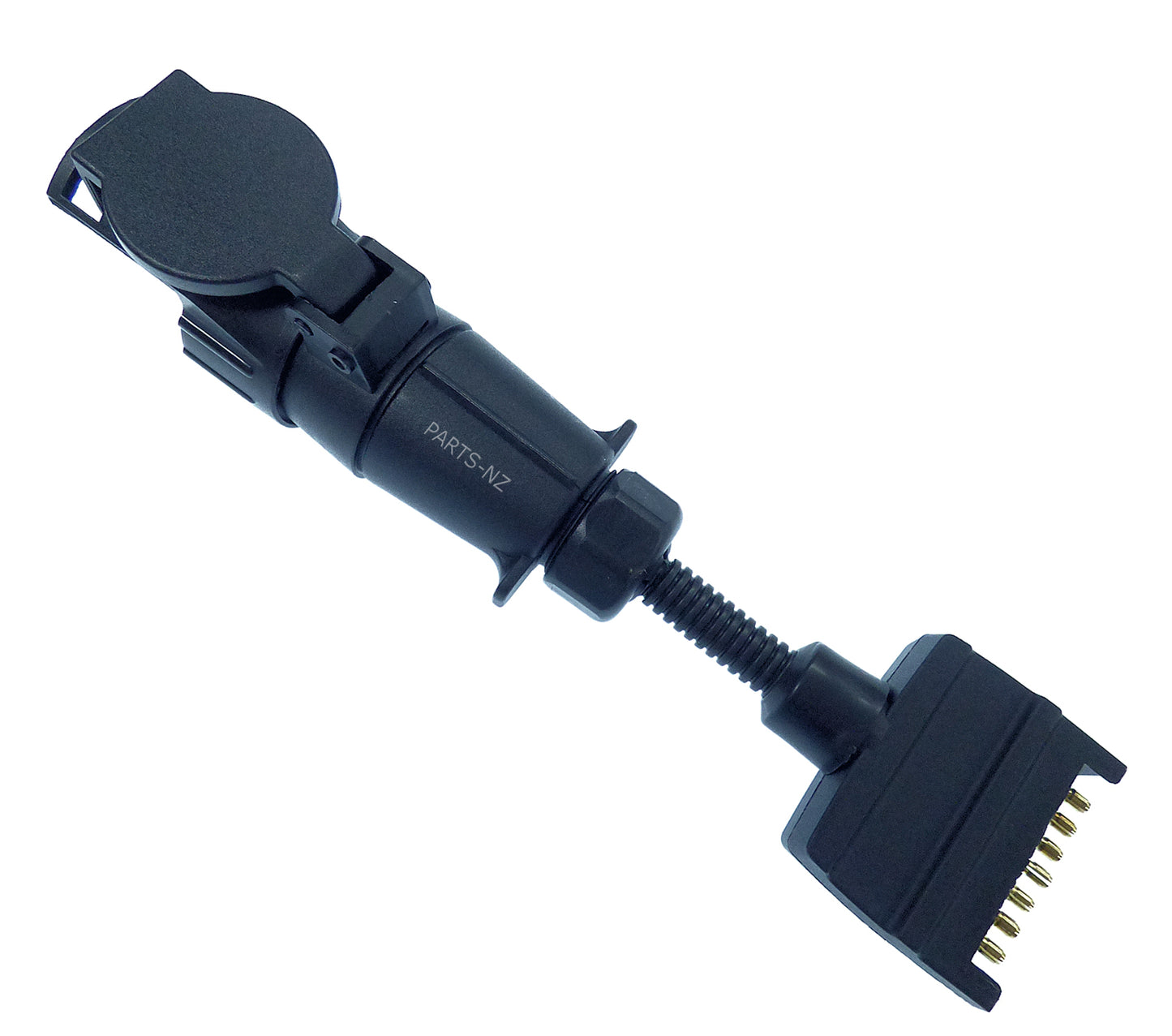 European Caravan Adaptor Plug 13 Pin to 7 Pin Flat