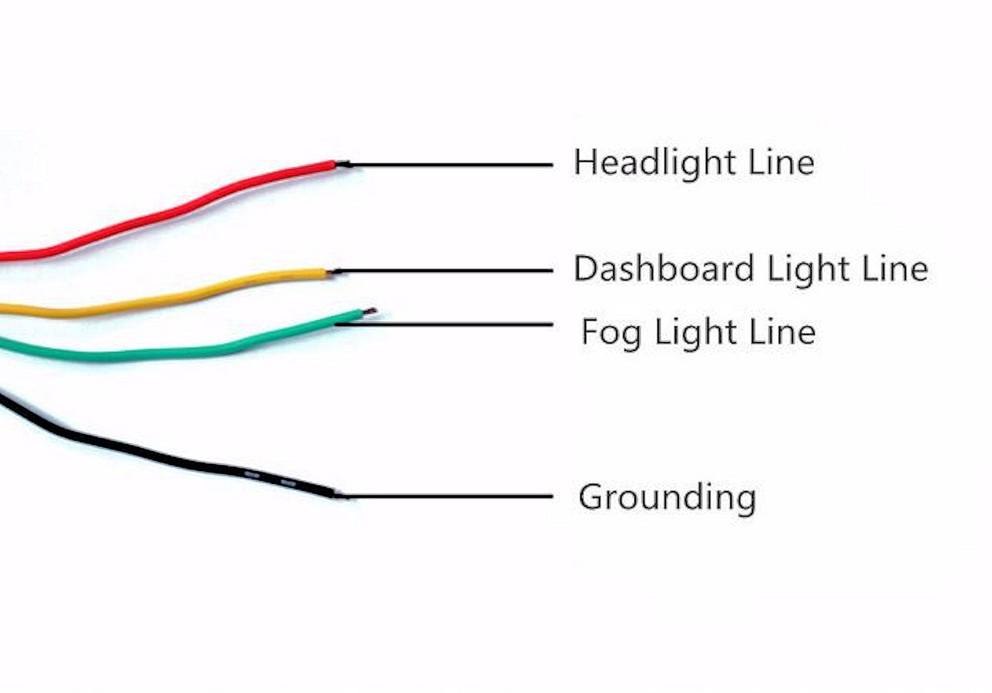 Nissan LED Lamp On/Off Switch & Wires - DRL - Fog - Spot