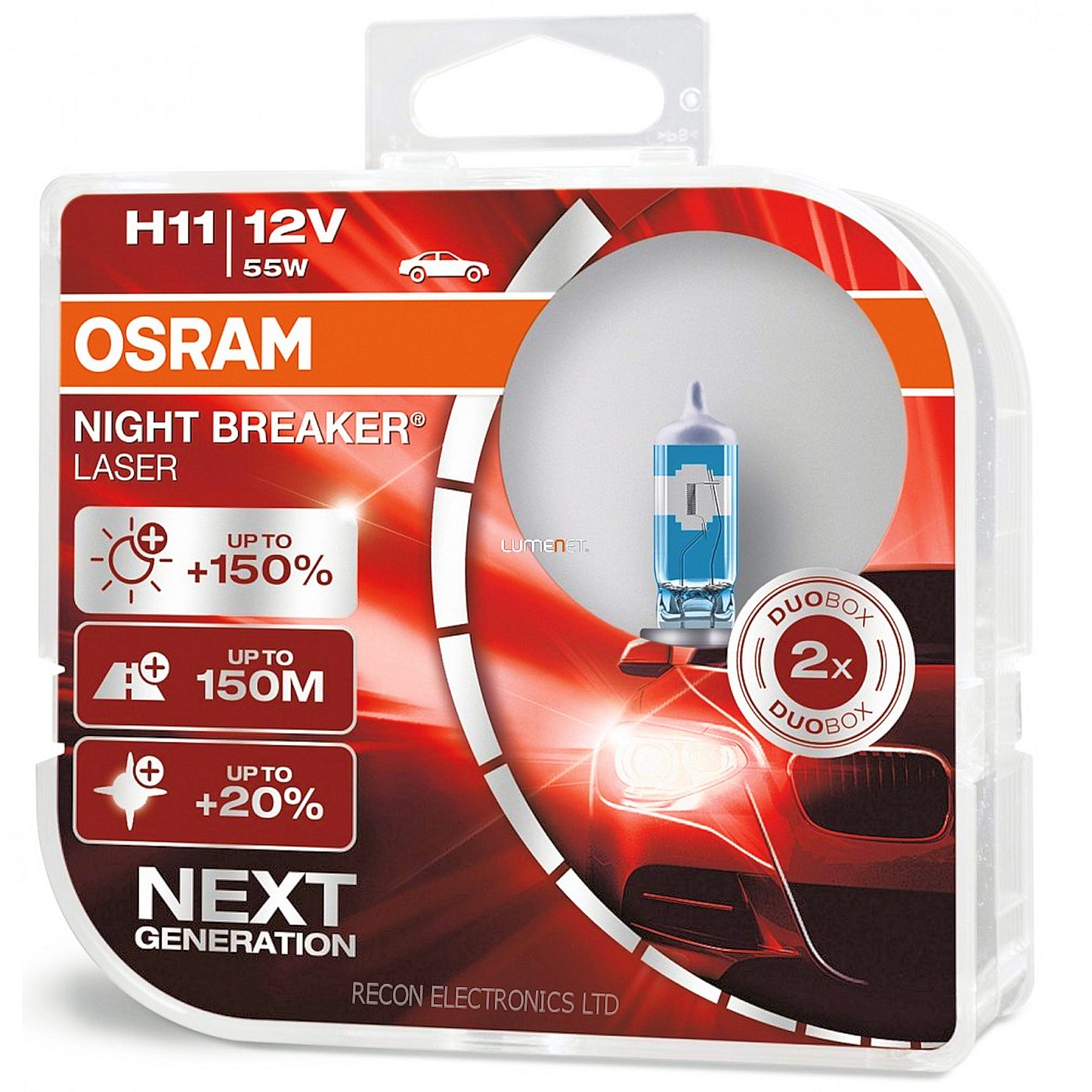 OSRAM Headlight Bulbs H11 Xenon Gas - 100% Genuine