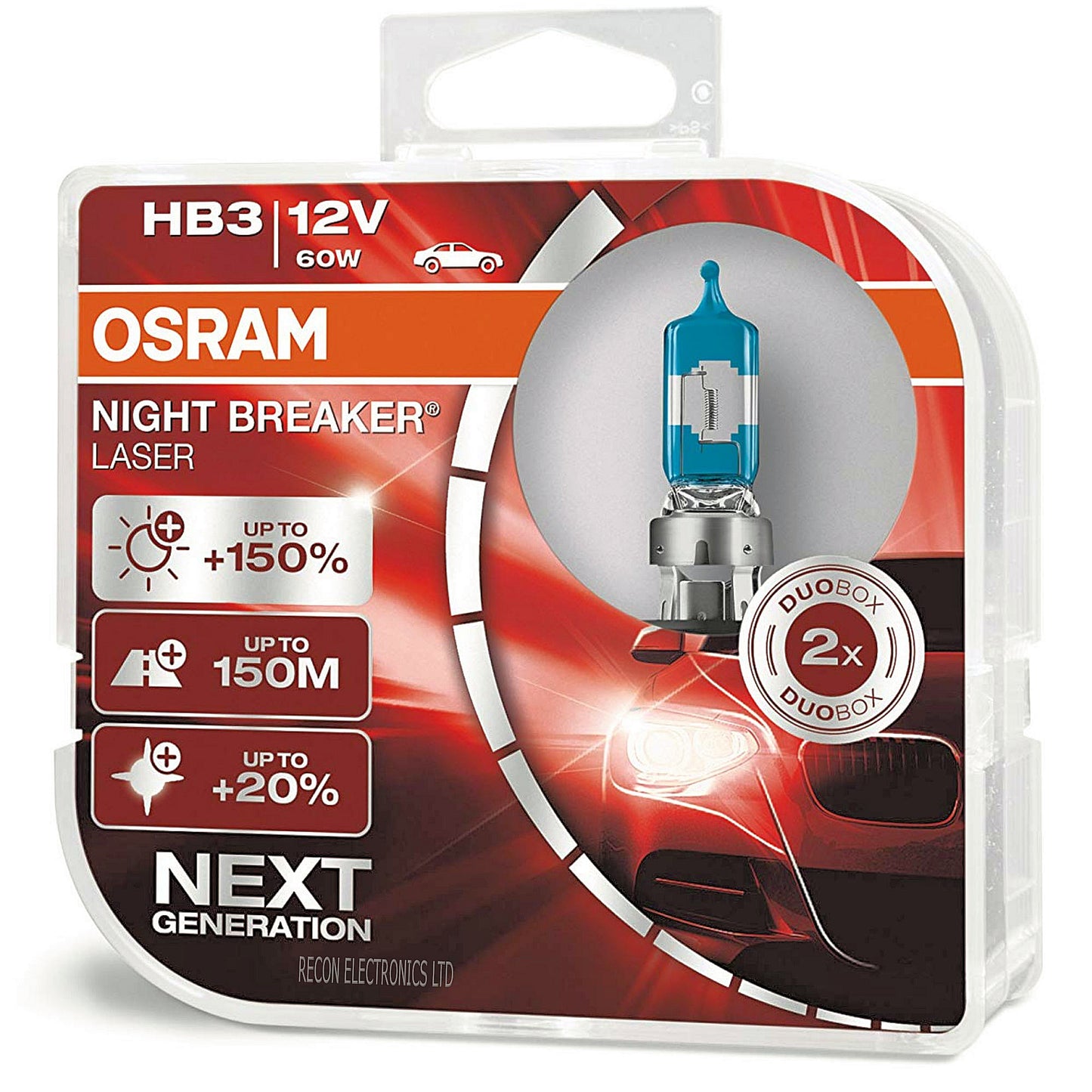 OSRAM Headlight Bulbs HB3 Xenon Gas - 100% Genuine