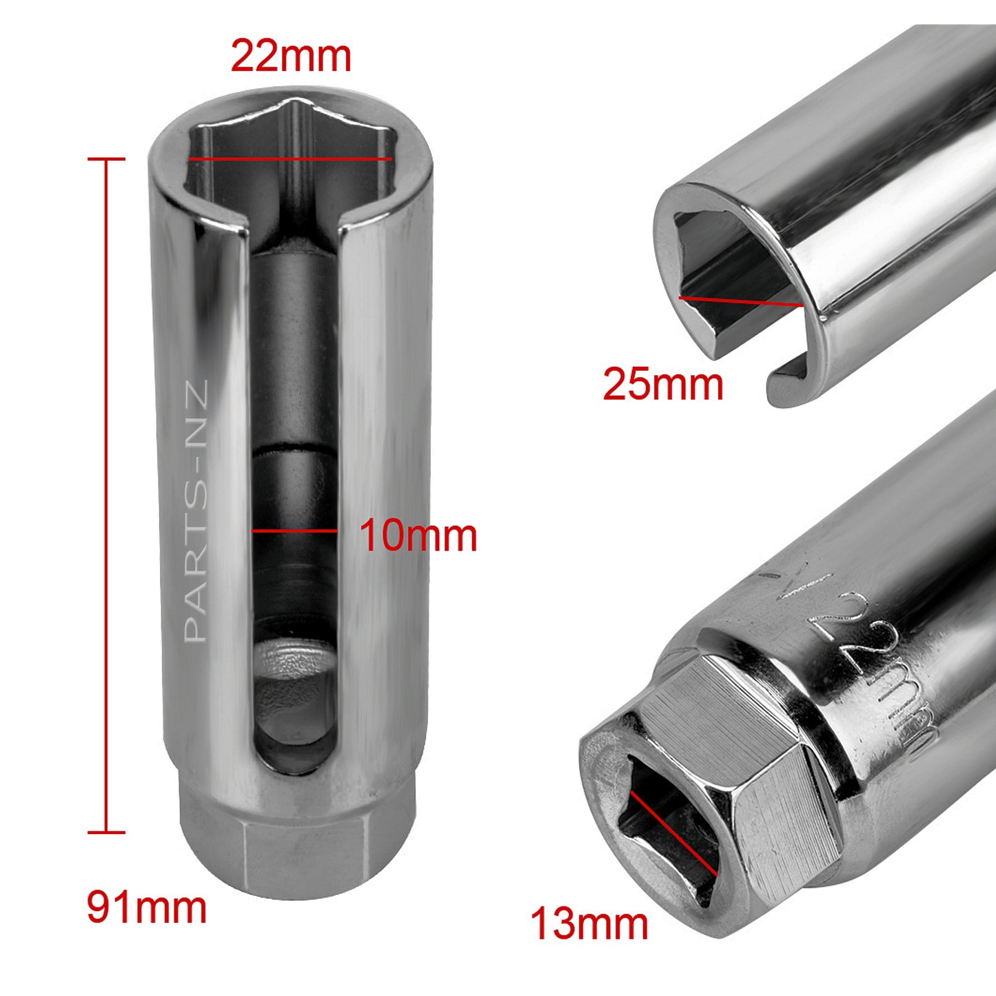 Oxygen Sensor Removal Tool Socket - 1/2 inch Drive.