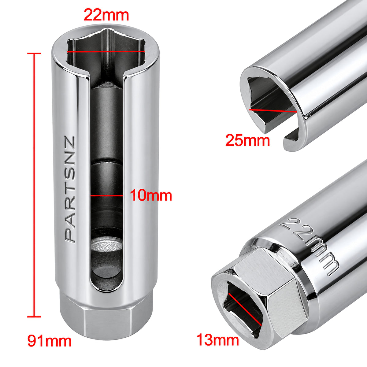 Oxygen Sensor Removal Tool Socket - 1/2 inch Drive