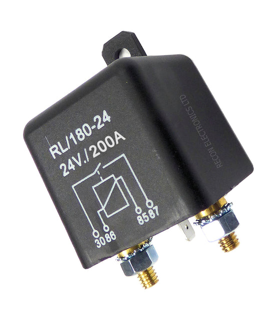 Relay Switch 200 Amp 24 Volt - Heavy Duty
