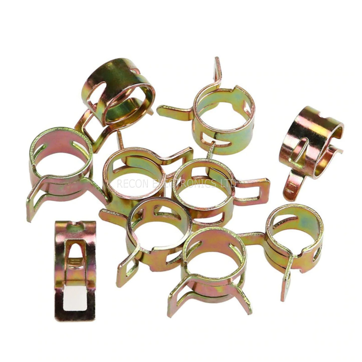 Hose Spring Clamps 75 Piece Assortment & Resealable Box Q673B