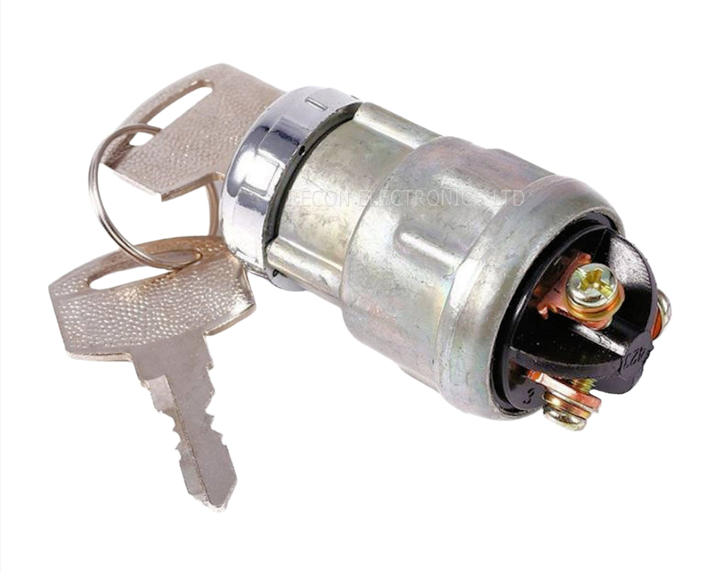 Ignition Switch 3 Position With Two Keys - Universal