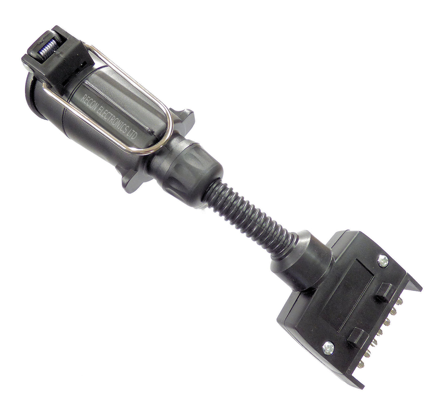 Trailer Plug Adaptor 7 Pin Flat to 7 Pin Round