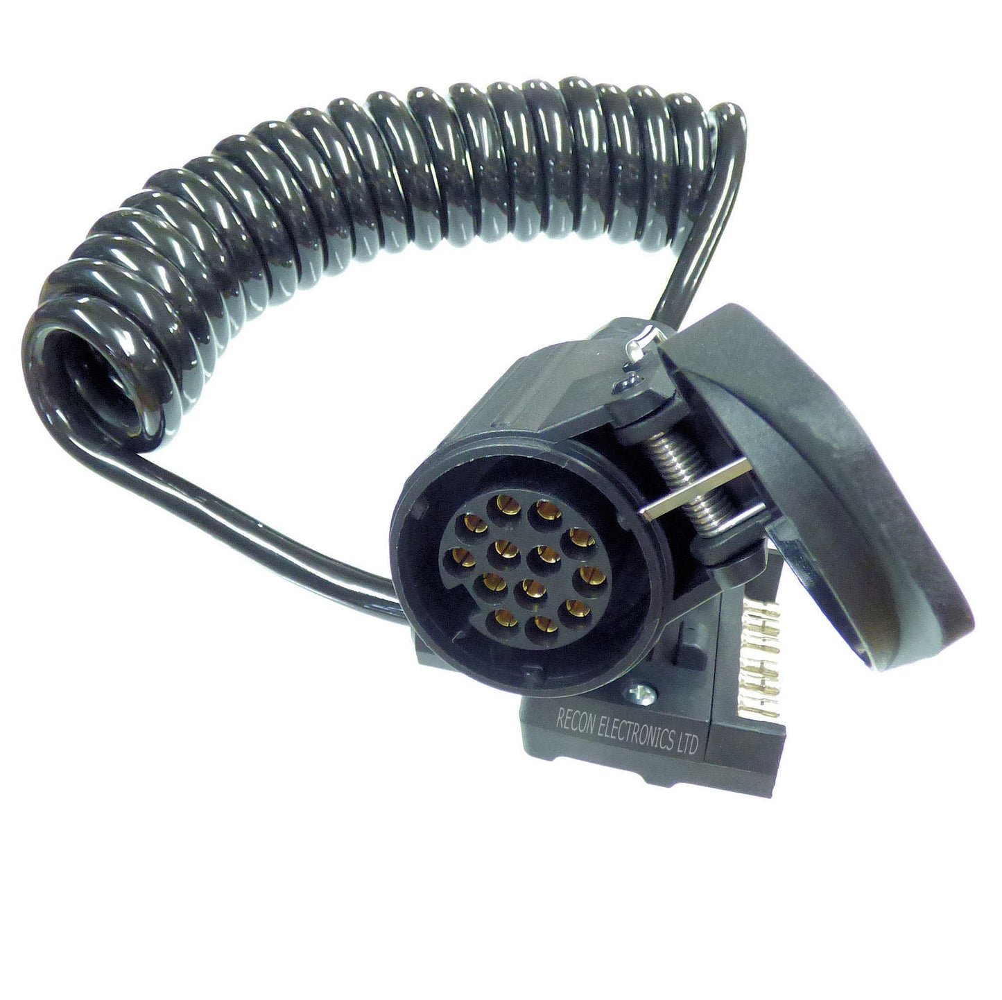 European Caravan Adaptor 13-Pin Female to 7-Pin Flat Plug