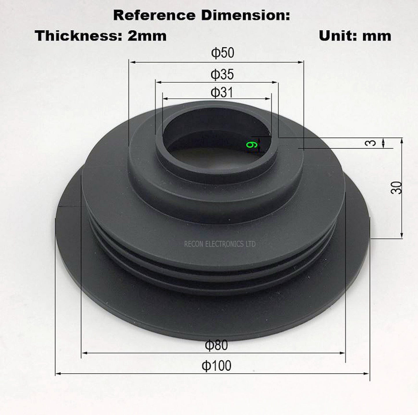 Headlight Dust Seal Cover For HID LED Conversions - Universal