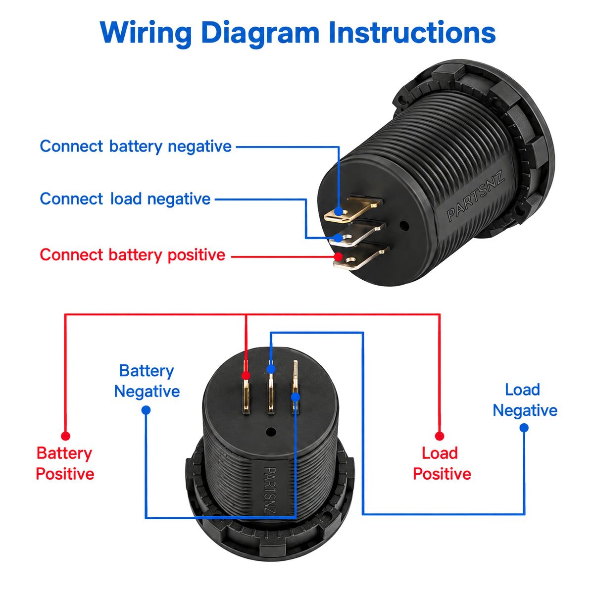 Voltage / Amp Digital Meter 12v - 24v