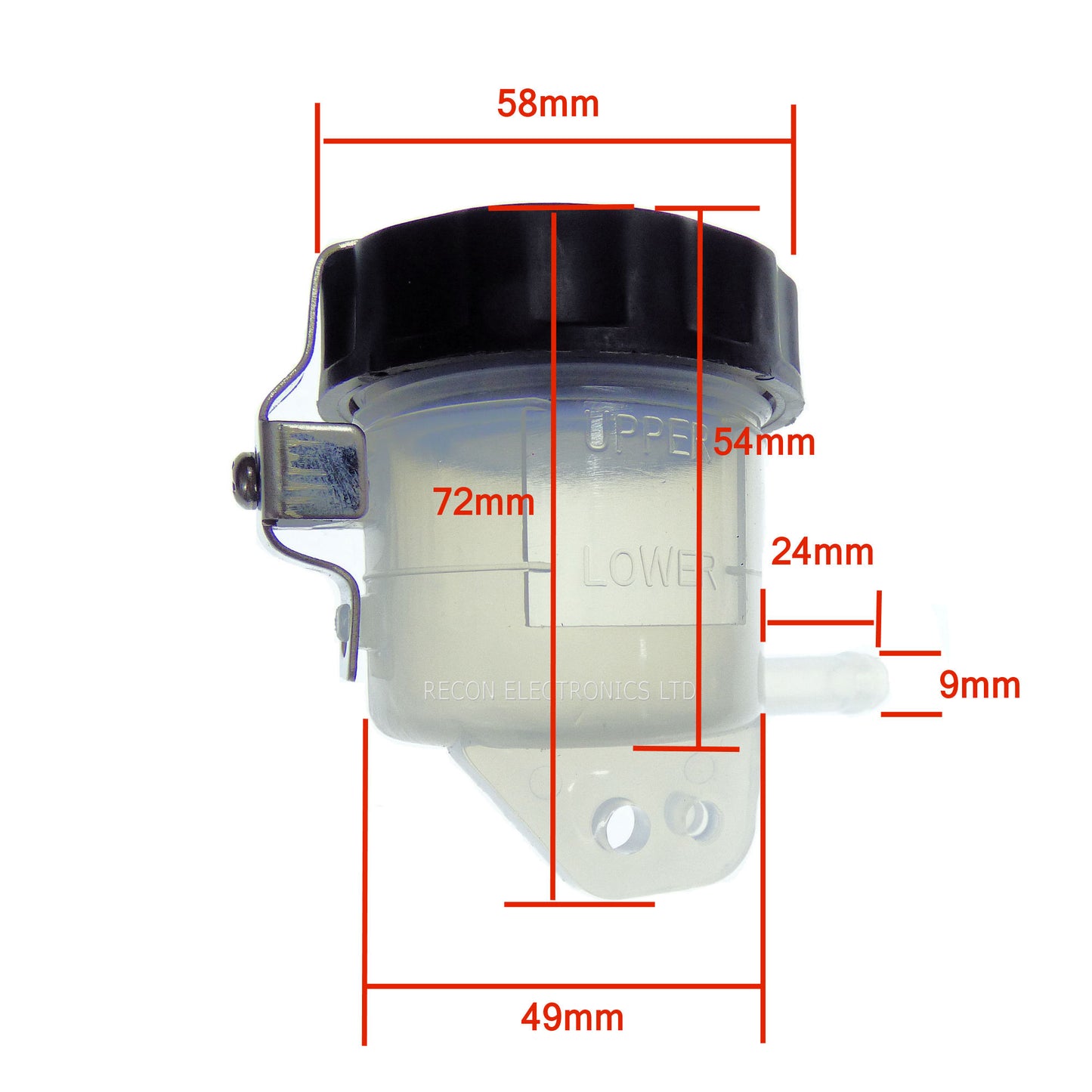 Front Brake Fluid Oil Reservoir Motorcycle & ATV - Universal