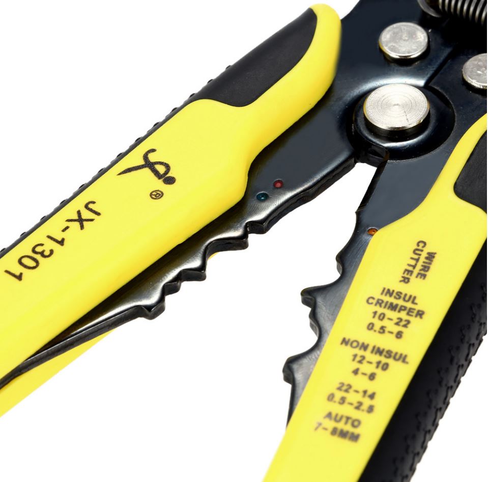 Automatic Wire Stripper / Crimper & Cutter Tool - Heavy Duty