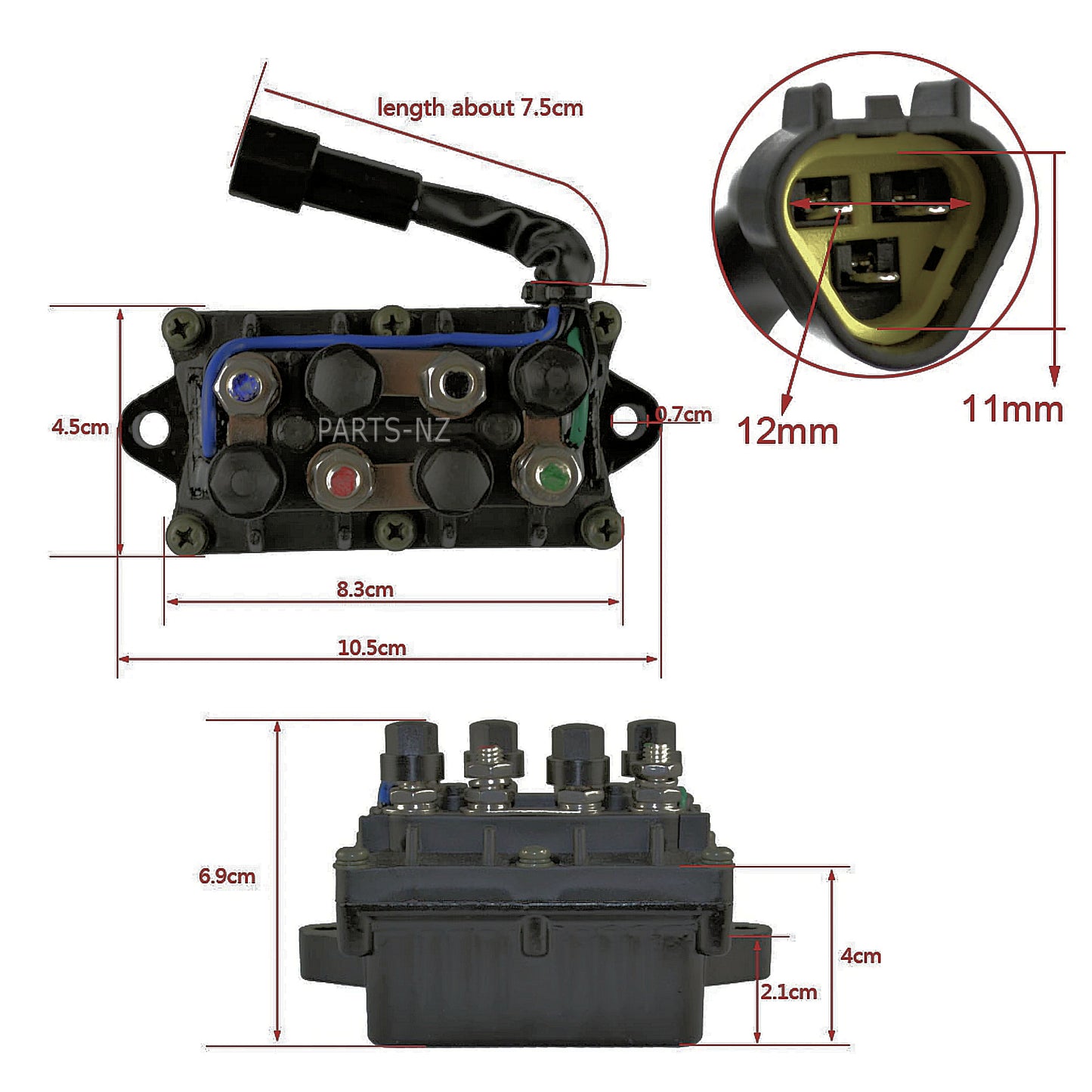 Yamaha - Outboard Motor Power Trim & Tilt Relay Assembly