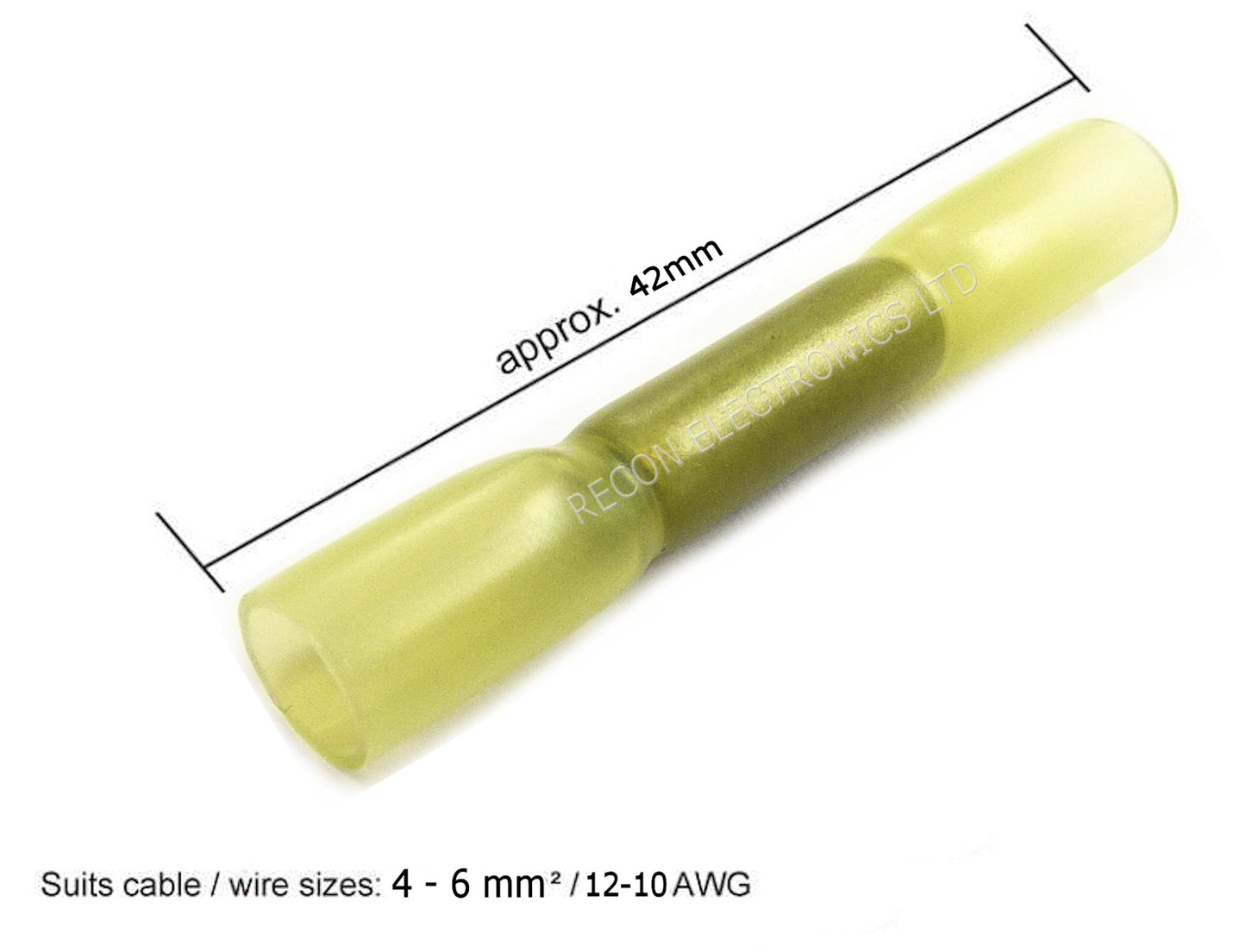 Heat Shrink - Butt Wire Crimp - Insulated Waterproof Connectors x 20