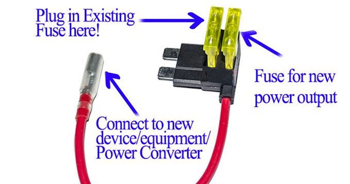 Fuse Adaptor Tap - Mini Dual Fuse - Hundreds Of Applications