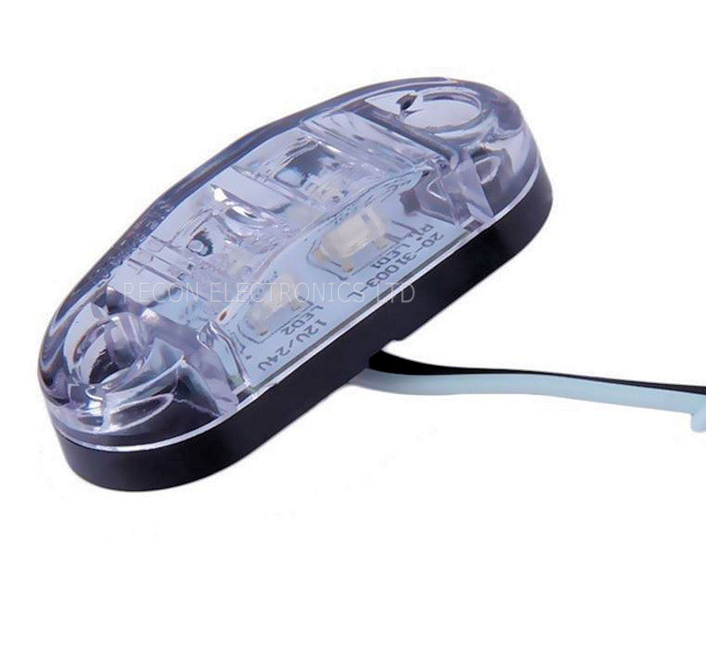 Sidelight - Side Blinker LED Piranha Weatherproof - White