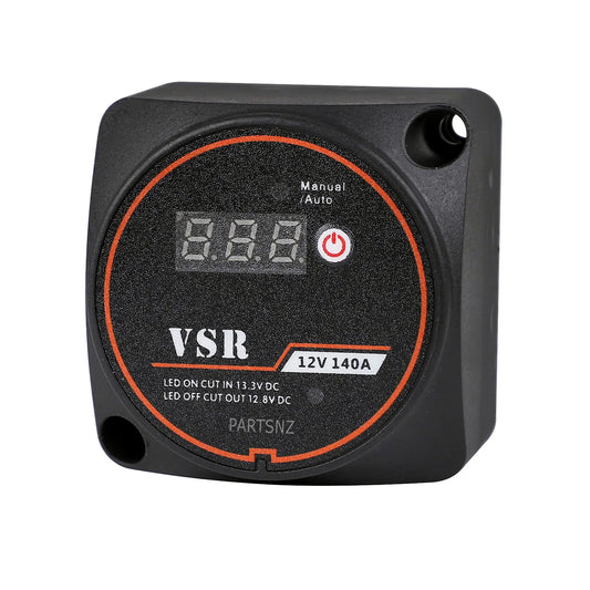 Dual Battery System Voltage Sensitive Relay - Digital Display