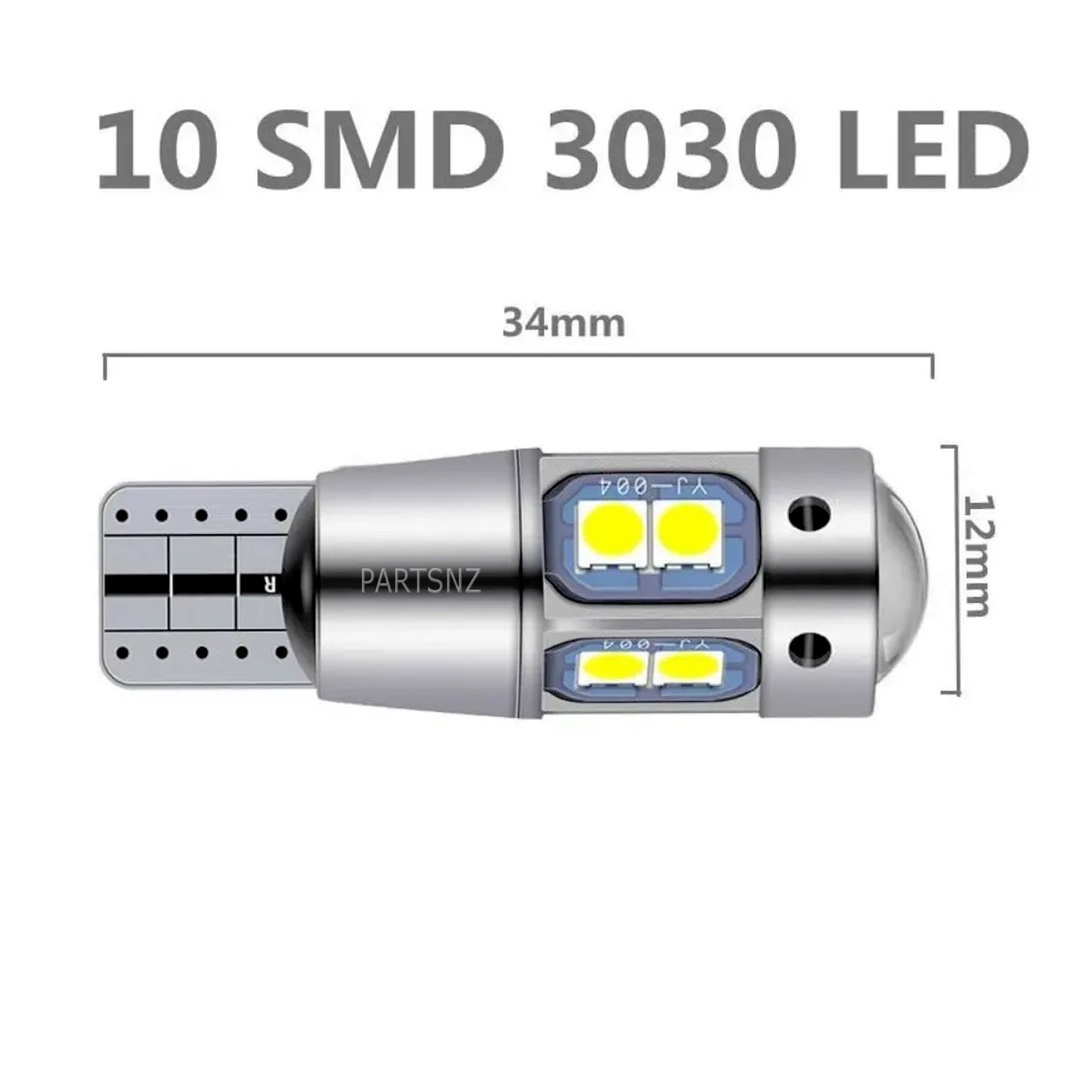 LED Light Bulb 12-Volt T10 High Power Super Bright - PARTSNZ - Premium Parts
