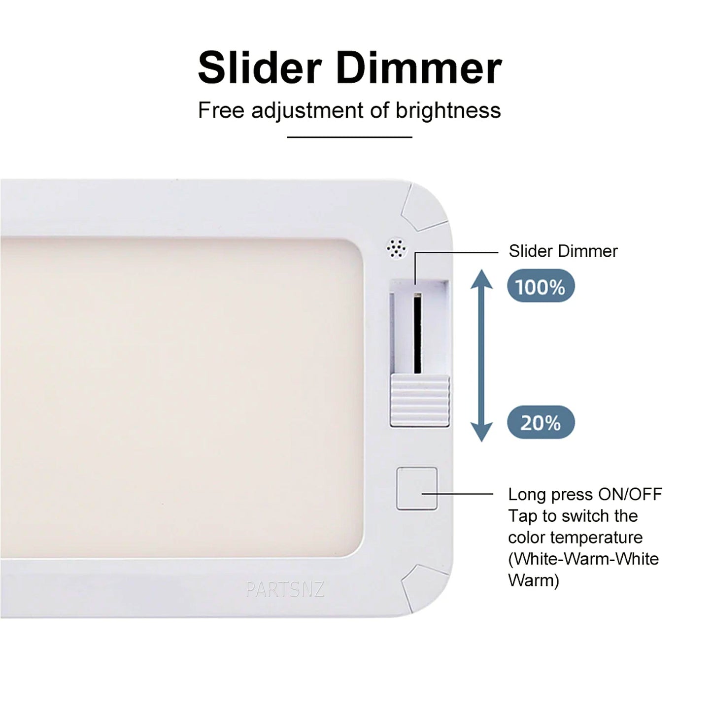 LED Multi Function Light - Motorhome - Boat - Caravan - Bus - Campervan
