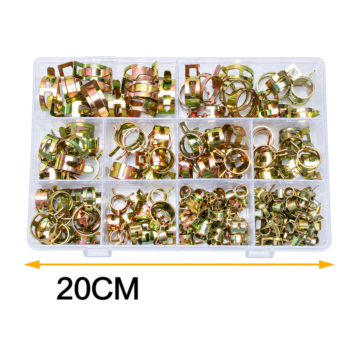 Hose Spring Clamps 175 Piece Assortment Q673B