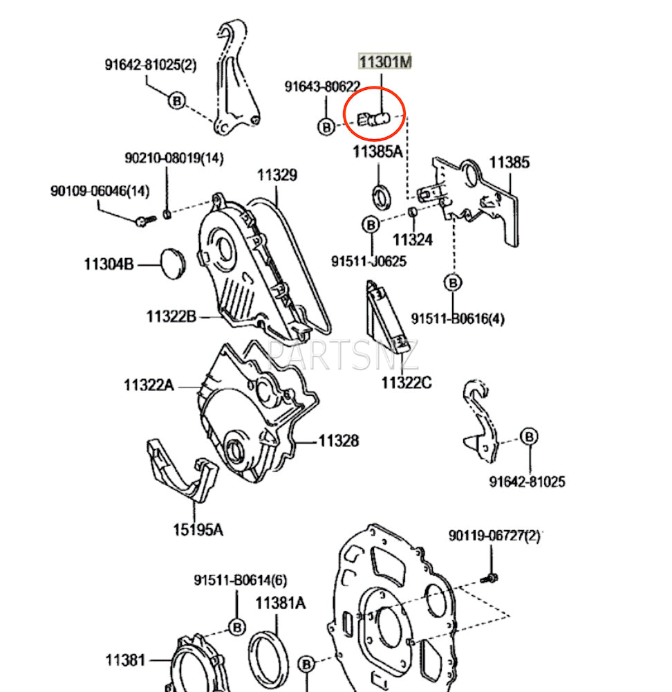 Crankshaft Position Sensor Suitable For TOYOTA - 90919-05012 - PARTSNZ - Premium Parts